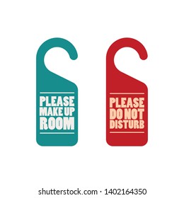 Door tags symbol icon. Vector illustration