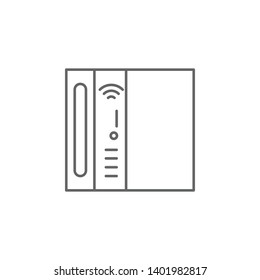 Door, technology icon. Element of future world icon. Thin line icon for website design and development, app development. Premium icon