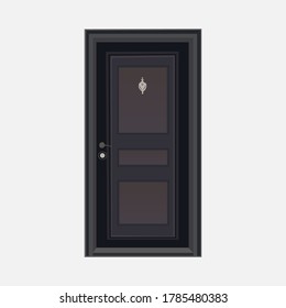Diseño de vectores de puertas - Diseño de puertas de seguridad - vector de puerta de casa 