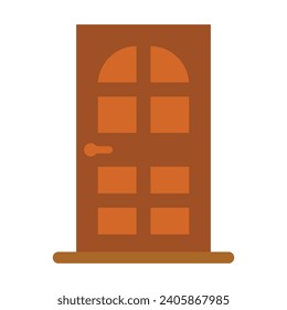 Door Vector Flat Icon For Personal And Commercial Use.
