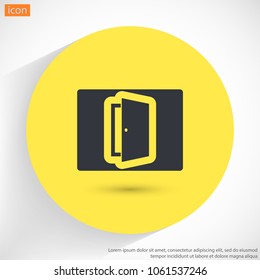 Door  vector icon