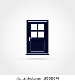 Door vector icon