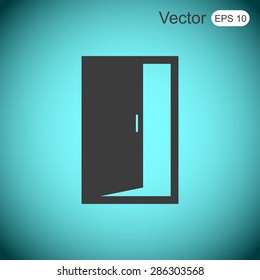 Door vector icon