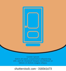 door vector icon