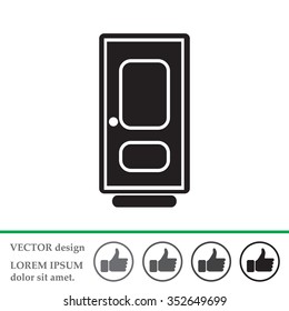 door vector icon