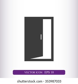 Door vector icon