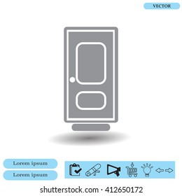 door vector icon