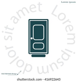 door vector icon