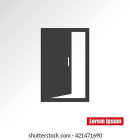 Door vector icon

