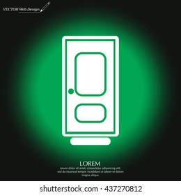 door vector icon