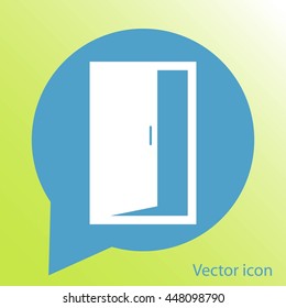 Door vector icon
