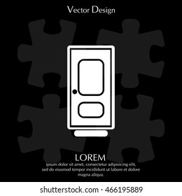door vector icon