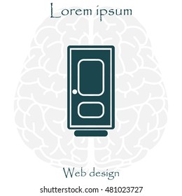 door vector icon