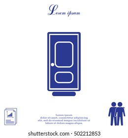 door vector icon