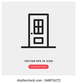 Door vector icon