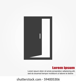 Door vector icon