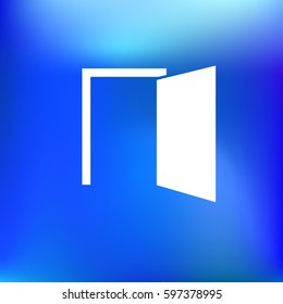 Door vector icon