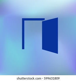 Door vector icon