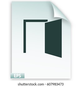 Door vector icon