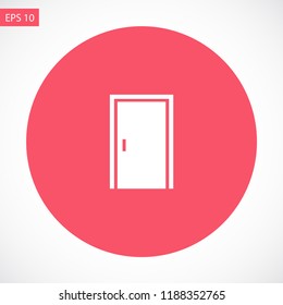 door vector icon eps 10