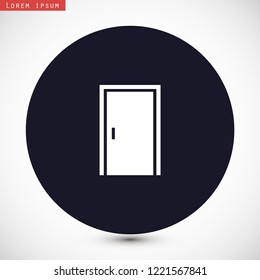 door vector icon eps 10
