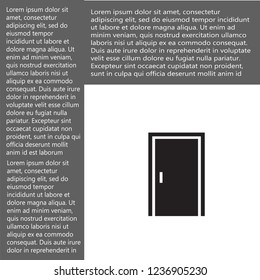 door vector icon eps 10
