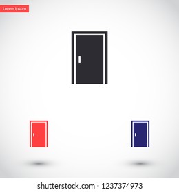 door vector icon eps 10