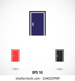 door vector icon eps 10