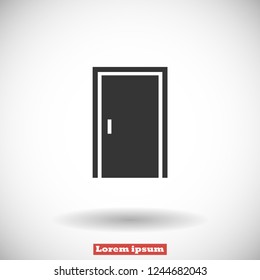 door vector icon eps 10