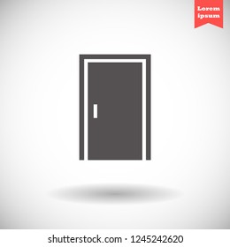 door vector icon eps 10