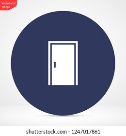 door vector icon eps 10