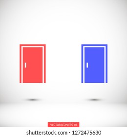 door vector icon eps 10