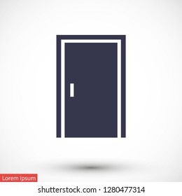 door vector icon eps 10