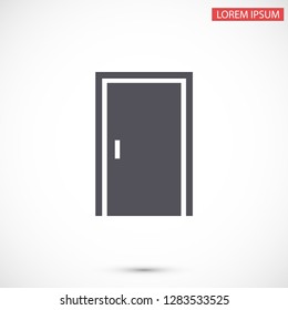 door vector icon eps 10