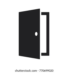 door vector icon, flat design best door icon 