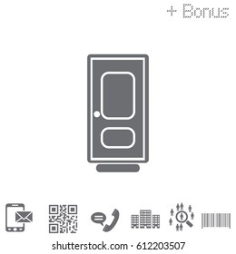 door vector icon. vector illustration