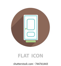door vector icon. vector illustration