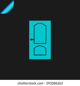 door vector icon illustration isolated vector sign symbol.