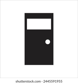 door vector icon line template