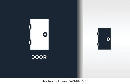 Vector De Puerta, Icono O Logotipo Ilustración De Símbolo Aislado