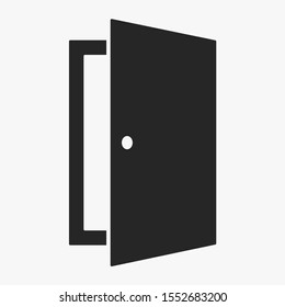 Door vector icon , lorem ipsum Flat design