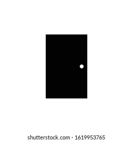 Door vector icon on eps 10 with a white background
