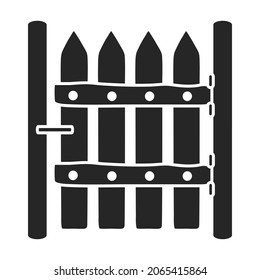 Door vector icon.Black vector icon isolated on white background door .