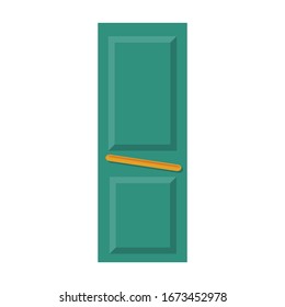 Door vector icon.Cartoon vector icon isolated on white background door .