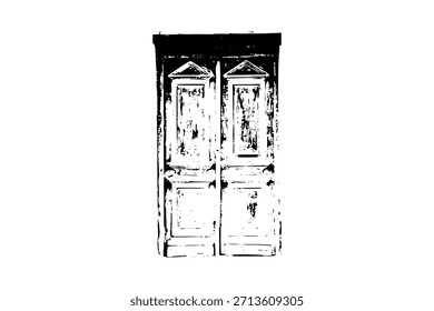 door vector, door illustration vector