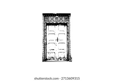 door vector, door illustration vector