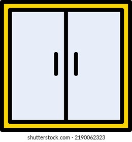 Door  Vector illustration on a transparent background.Premium quality symmbols.Stroke vector icons for concept and graphic design.