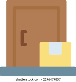Ilustración del vector de puerta sobre un fondo transparente. Símbolos de calidad superior. Iconos vectoriales de color de línea para el concepto y el diseño gráfico. 
