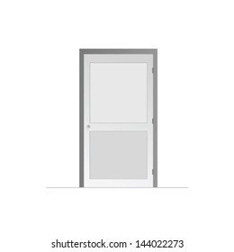 door vector illustration on a white background