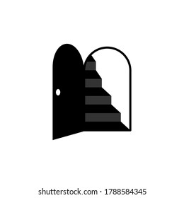 door vector logo icon design template illustration